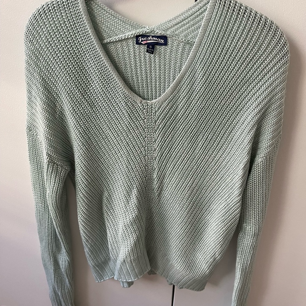 Green sweater